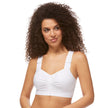 Front view #8750 Amoena® Theraport Post Surgical Bra in White