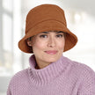 #9008 Corduroy Bucket Hat shown in Brown