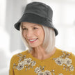 #9008 Corduroy Bucket Hat shown in Charcoal