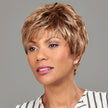 8/27/33H Medium brown with gold blonde, strawberry & auburn highlights