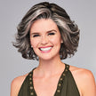 Front view #9104 Gabor® High Impact Wig shown in GL44-66SS Sugared Nickel