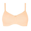 Front view #9116 Amoena® Mara T-Shirt Bra Shown in Peach