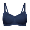 Amoena® Mara T-Shirt Especially for You Bra Shown in Dark Blue-Front View