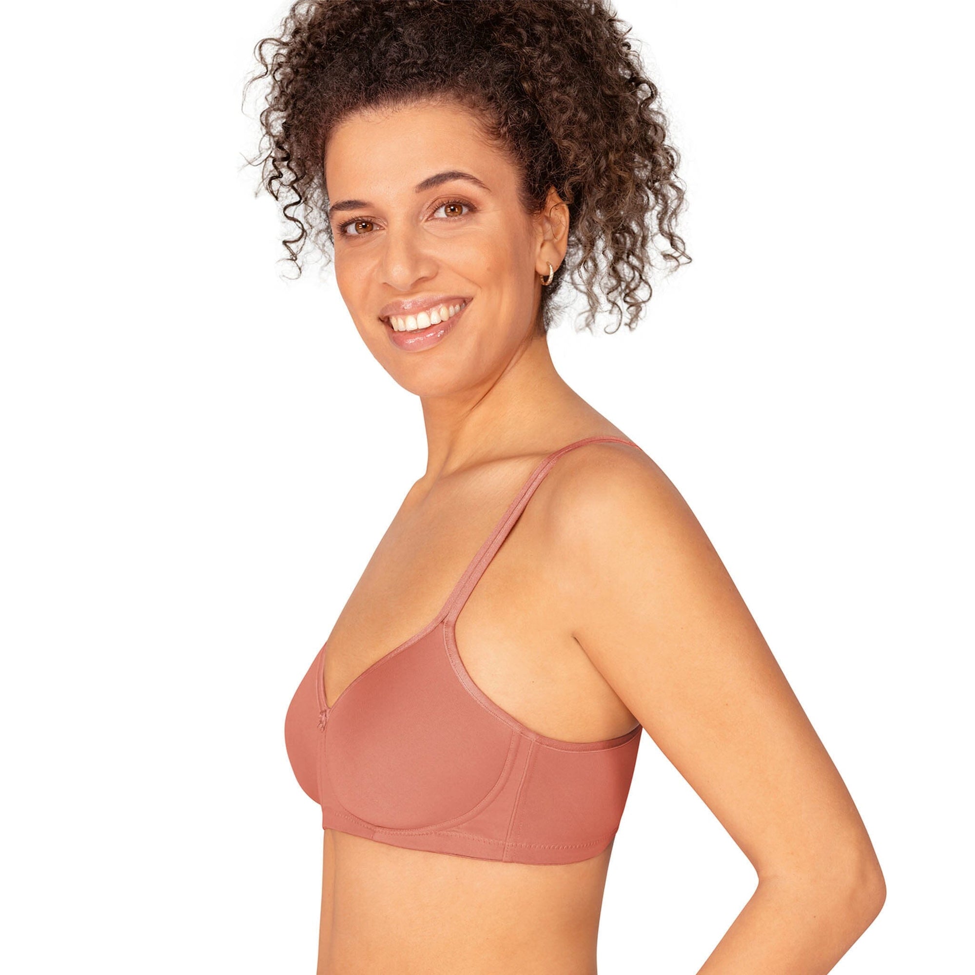 Amoena® Mara T-Shirt Bra Shown in Faded Rose