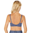 Amoena® Mara T-Shirt Bra Shown in Indigo Blue - Back View