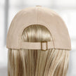 Adjustable Back Closure #9151 Long Wig with Beige Hat 