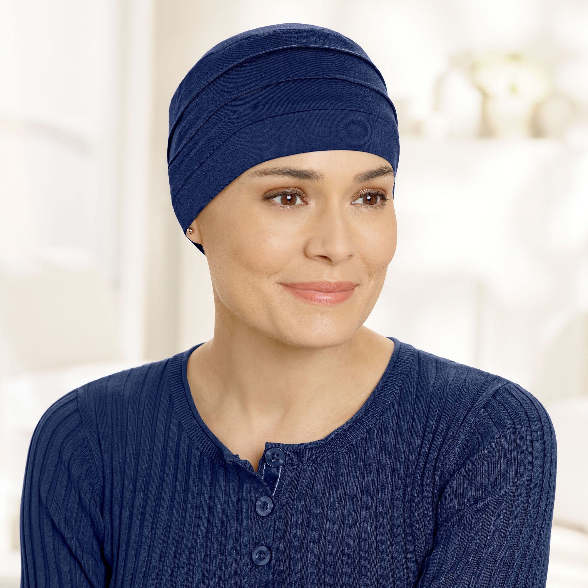 #9265 3-Seam Turban shown in Navy