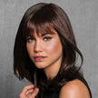 Front view #9358 Hairdo® Long with Layers Wig shown in R 435S+ Glazed Black Cherry