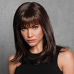 Front view #9358 Hairdo® Long with Layers Wig shown in R 435S+ Glazed Black Cherry