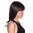 Side view #9358 Hairdo® Long with Layers Wig shown in R 435S+ Glazed Black Cherry