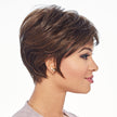 Side view #9361 Hairdo® Perfect Pixie Wig shown in R 10 Chestnut