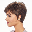 Side view #9361 Hairdo® Perfect Pixie Wig shown in R 10 Chestnut