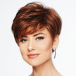 Front view #9361 Hairdo® Perfect Pixie Wig shown in R 3025S+ Glazed Cinnamon