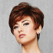 Front view #9361 Hairdo® Perfect Pixie Wig shown in R 3025S+ Glazed Cinnamon