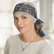 #9402 Print Scarfband Shown in Blue 