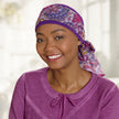 #9402 Print Scarfband Shown in Violet