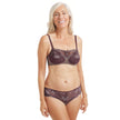 Amoena Be Amazing Hipster Panty Shown in Sweet Chocolate/Taupe with #9429 Be Amazing Wire Free Bra