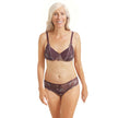 Amoena Be Amazing Hipster Panty Shown in Sweet Chocolate/Taupe with #9430 Be Amazing Padded Wire-Free Bra