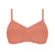 Amoena® Natural Moment Padded Wire-Free Bra Shown in Faded Rose-Front View