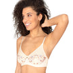 Amoena® Daydream Underwire Bra Shown in Off White Floral