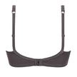 Back view #9597 Amoena® Mara Front Closure T-Shirt Bra Shown in Dark Grey