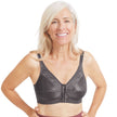 Amoena® Nancy Front Closure Bra Shown in Dark Grey