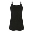 Amoena® Valletta Tall Camisole-Shown in Black-Front View