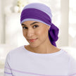 Shown in Purple with 3-Seam Turban (#9265), in Lavender.