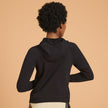 Back view #9684 Slick Chicks™ Accessible Hoodie Shown in Black