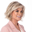 Side view #9695 Toni Brattin® Enticing Wig shown in Light Blonde