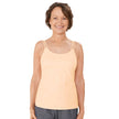 Amoena® Valletta Camisole Shown in Peach - Front View