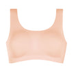 Front view #9768 Amoena® Amy Wire-Free Seamless Bra Shown in Rose Nude
