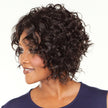 Side view #9841 Megan-V Wig by Vivica A. Fox shown in (1B) Off Black